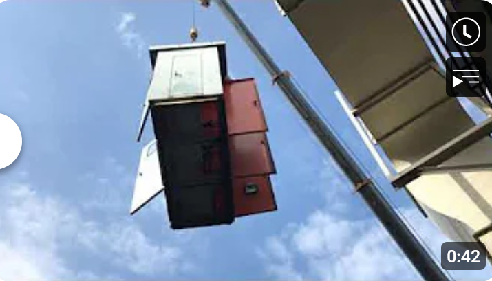 槽の積込ゴールドホファーラフタークレーン関西大阪の重量屋